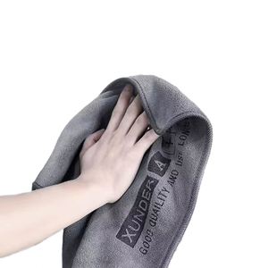 Toalla de Limpieza de Doble Uso, Gruesa y Absorbente, de Terciopelo Coral, con Logotipo Impreso, No Daña la Superficie, para Limpieza de Autos - Product Image 1