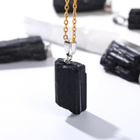 JD GEMS Vente en gros de pendentifs en améthyste/agate/tourmaline/citrine/quartz violet/quartz rocheux/quartz rouge naturels de 20 à 50 mm, idéal pour la création de bijoux DIY
