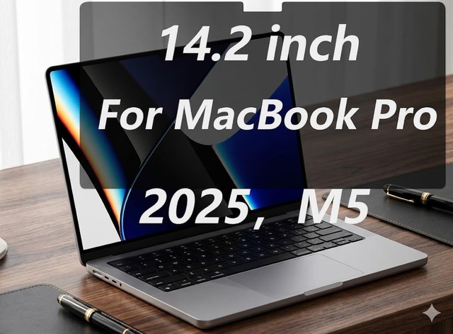 Magnetic Soft PET Privacy Screen Protector for MacBook Pro 14.2inch A3434 2025 Removable Laptop
