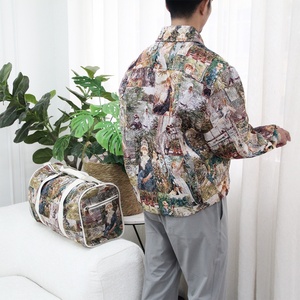 Jacquard máy bay ném bom Áo khoác tích hợp đầy đủ quá trình tùy biến Dịch vụ thiết kế logo mô hình tấm thảm nam hip hop thoáng khí - Product Image 4