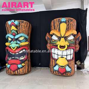 เสาโทเท็มอินเดียเป่าลมพิมพ์ลายสีตามสั่ง ขนาดและสีที่กำหนดเอง เสาตกแต่งเป่าลม - Product Image 5