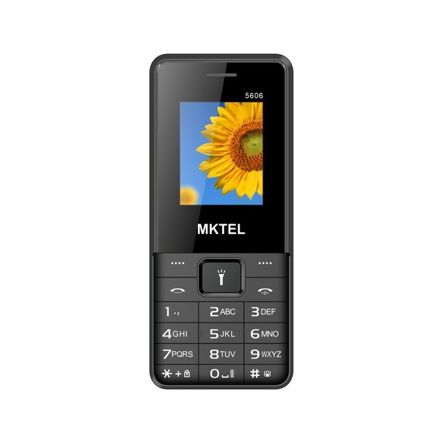 Stock Mktel 5606 Dual SIM Card Bar Colorful Feature Phone Big Battery Speaker Qwerty Keyboard TFT Display Spanish/French/German