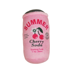 环保棉宠物配件吱吱狗玩具毛绒饮料形状可持续宠物供应 - Product Image 5