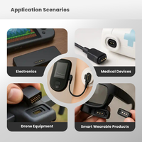 Custom Spring Pogo Pin Reloj Digital Accesorios CNC Pin Conector