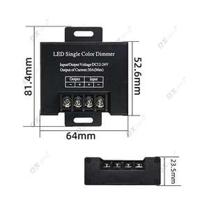 Dimer LED 11 Key 30A Dimmer Light Bar Bajo voltaje 12-24V Control remoto Atenuación LED Dimmer para tira de LED - Product Image 4