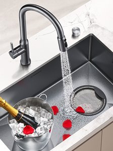 Fregadero de Cocina de Acero Inoxidable 304 Reforzado, de un Solo Tazón Grande, Fácil de Limpiar, para Uso Doméstico - Product Image 3