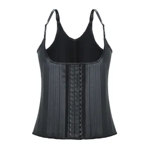 25 Staal Bone Vest Latex Corset Taille Trainer Vrouwen Hot Body Shaper Vest Gewichtsverlies Taille Trainer Body Shapers