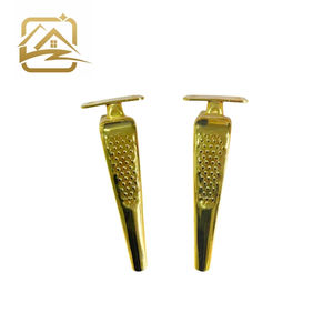 Patas de sofá modernas de metal sólido en forma de L de 15 cm, color dorado, patas de hierro para muebles, económicas, para sofá cama y armario. - Product Image 1