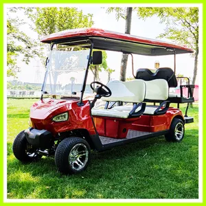 Giá rẻ Golf Cart ngắn thời gian sạc xe máy điện duy nhất 4 Hành khách điện Golf Cart