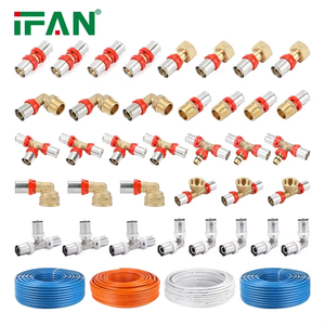 Raccords à <span class=keywords><strong>sertir</strong></span> en laiton IFAN, directement de l'usine, pour tuyaux multicouches PEX/PERT, type TH, <span class=keywords><strong>raccord</strong></span> à <span class=keywords><strong>sertir</strong></span> PEX - Product Image 1