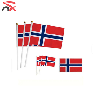 Bandera de <span class=keywords><strong>Noruega</strong></span> de Poliéster de 14*21cm, Fabricada Profesionalmente en el País, para Animar - Product Image 2