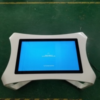 Table de style intérieur numérique autoportant LCD électronique écran tactile Table affichage publicitaire pour kiosque de jeu