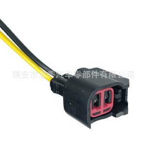 Conector de Inyector de Combustible Ev6 Ev14 con Cable, Plástico Negro, Doméstico - Product Image 3