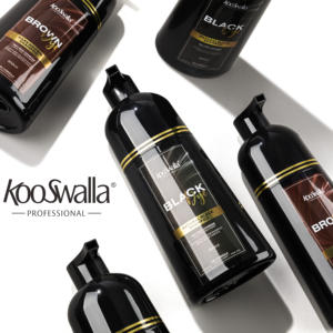 KooSwalla 400ml Argan Oil Hair Dye Shampoo Herbal Chinese Creme Castanho Escuro Fórmula para Uso Permanente da Cor do Cabelo Preto em Casa - Product Image 5