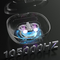 Nettoyeur à ultrasons haute fréquence 105 kHz pour lentilles de contact Ortho-K, machine de nettoyage avec charge magnétique 800 mAh et lumière UVC