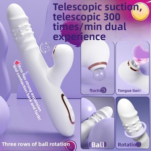 Người Lớn Mới Kính thiên văn điện đồ chơi tình dục 10 tốc độ tần số nữ Vibrator hạt xoay bóng thủ dâm thiết bị - Product Image 2