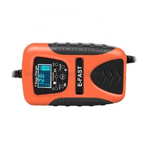 Caricabatteria portatile rosso 12V 7 sezioni multi-batteria al piombo caricabatteria per riparazione moto auto - Product Image 3