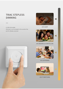 2x8W dimmable DTW 2000-3000K éclairage led IP44 sans scintillement 360 gyroscope encastré deux têtes led downlight - Product Image 6