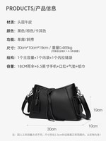 Tas Kulit Berkualitas Tinggi dan Dompet untuk Wanita Tas Selempang Kulit dengan Rumbai Tas Messenger Kulit Asli
