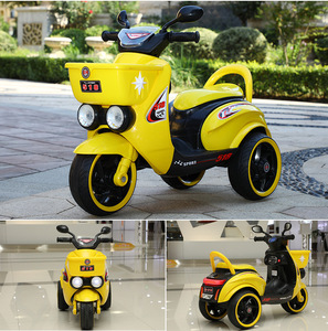 热销儿童电动汽车，带三轮和篮子音乐及儿童灯光功能 - Product Image 6
