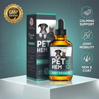 Minyak Rami untuk Kucing, Suplemen Penenang Hewan Peliharaan, Tetes Minyak Salmon Omega-3,6,9, Vitamin, Pendukung Imunitas, Penyerapan Cepat, Kesehatan, OEM/ODM