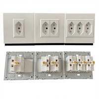Prise murale encastrée 86 Type 20A/16A Brésil 3 broches (NBR 14136) USB Style italien Italie/Amerique du Sud Standard Smart Life PC