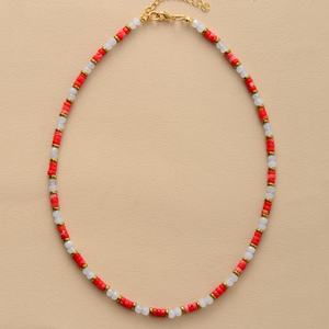 Magnifique collier ras du cou simple à plusieurs couches en pierres semi-précieuses pour femme, bijoux spirituels pour adolescentes - Product Image 4