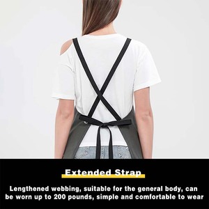 Bán buôn bông vải Tạp Dề nhà hàng bartender người làm vườn tay <span class=keywords><strong>DIY</strong></span> Craftsman Wearable làm việc tạp dề - Product Image 4