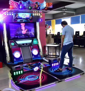 Coin operated dance arcade Interactive battle dancing game Foot <b>step</b> rhythm dance <b>machine</b> Shopping mall arcade <b>machine</b> - Product Image 2