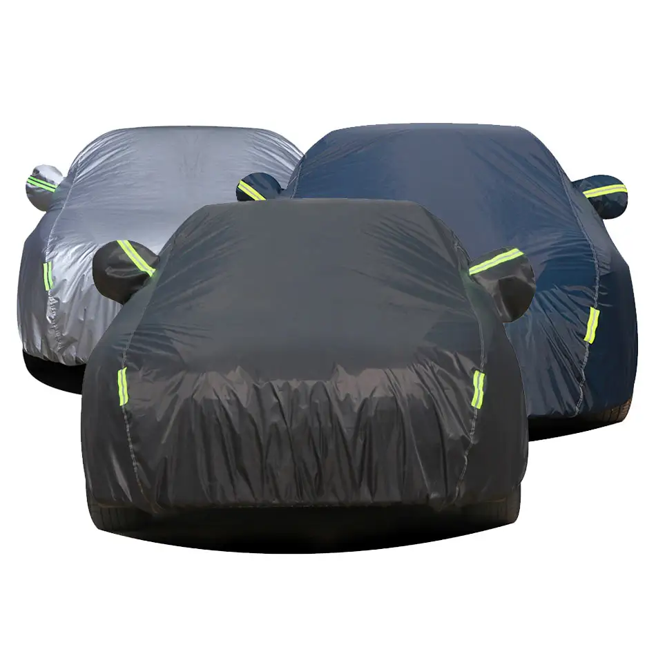 ZSソース工場ホイール防風Customロゴカバー防水Polyester Car Covers
