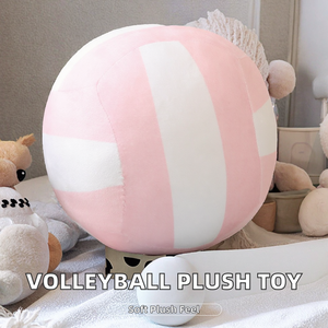 Cuscino Peluche da 21CM Ricamato a Tema Pallavolo, Giocattolo Anime Cartoon <span class=keywords><strong>Toy</strong></span> <span class=keywords><strong>Story</strong></span> per Bambini, Decorazione Casa, Morbido e Carino - Product Image 2