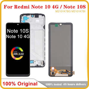 Display IPARTS per <span class=keywords><strong>Xiaomi</strong></span> <span class=keywords><strong>Redmi</strong></span> <span class=keywords><strong>Note</strong></span> 10 4G M2101K7AG M2101K7AI <span class=keywords><strong>Redmi</strong></span> <span class=keywords><strong>Note</strong></span> <span class=keywords><strong>10S</strong></span> M2101K7BG M2101K7BNY Schermo OLED Touch con Cornice - Product Image 2