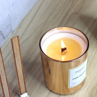Prix d'usine, faible MOQ, nouveau design, bougie de soja DIY à double couche, sans fumée, écologique, avec mèche en bois, taille personnalisée, pour la fabrication de bougies