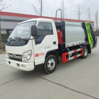 Camion Compacteur à Énergie Nouvelle Chinois 10cbm 12cbm 14cbm d'Occasion avec Chargeur Arrière, Transmission Manuelle, Émissions Euro6