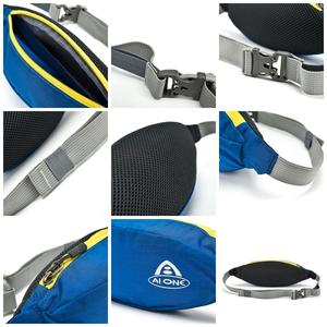 <span class=keywords><strong>Mini</strong></span> riñonera de nailon para gimnasio, bolso de cintura portátil ligero y colorido, tamaño pequeño, con logotipo personalizado - Product Image 4