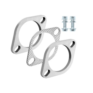 2 Inch 2 <b>Bolt</b> Exhaust <b>Flange</b> Connection Kit Stainless Steel Exhaust <b>Flange</b> and Gasket Set Exhaust <b>Flanges</b> with <b>Flange</b> Edge - Product Image 1