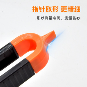 Contour Gauge Plastic Standard Accuracy Woodworking Outline Ruler Marking Tool - Product Image 4