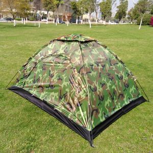 Tente de camping pliable camouflage pour une personne, idéale pour la randonnée, la plage et les activités de plein air – Nouveauté très prisée - Product Image 3