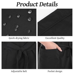 Robe de coiffeur personnalisée avec logo, taille et couleur au choix, pour salon, avec lien ajustable pour la <span class=keywords><strong>coupe</strong></span> de cheveux et le coiffage - Product Image 6