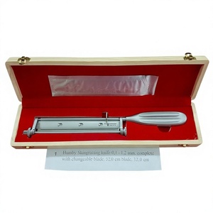 Dermátomo Humby para injerto de piel, instrumentos quirúrgicos manuales de acero inoxidable, Clase I, certificado CE ISO13485, para uso en quirófano. - Product Image 1