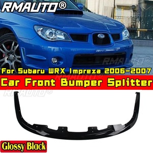 Splitter de pare-chocs avant compatible avec Subaru WRX Impreza 2006-2007, kit carrosserie, diffuseur avant, protection, accessoires auto - Product Image 2