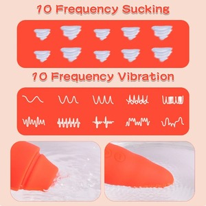 Lovely Animal Sucking and Licking Woman <b>Vibrator</b> Sex Toy Soft Silicone Waterproof with Magnetic Charging Designed for Women - Product Image 3
