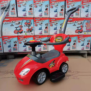Auto Giocattolo Cavalcabile per Bambini da <span class=keywords><strong>2</strong></span> a 4 Anni 2024, Passeggino in Plastica a Spinta con Maniglia per Bambini Più Grandi - Product Image 5