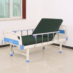 Letto Ospedaliero Manuale in Acciaio Laminato a Freddo Classe I, 1 Manovella, Multifunzione Regolabile per Assistenza Domiciliare, Pazienti Paralizzati, Anziani, Certificato CE - Product Image 5