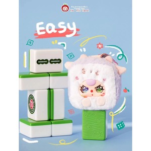 En stock – Figurine en peluche animale PVC série Mahjong pour enfant de trois ans, boîte mystère, jouet de bureau – Authentique BABY THREE - Product Image 3