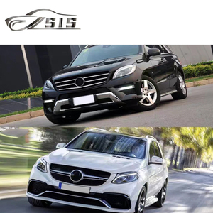 Classe ML W164 Bodykit de style ancien à nouveau mise à niveau vers W166 GLE63 pièces de voiture pour W164 2005-2019 ans capots de capot de phare de pare-chocs - Product Image 5