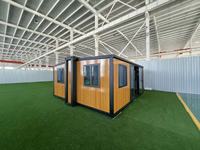 Villa Modulaire Préfabriquée Mobile de Luxe en Acier de 20 Pieds, Conteneur Extensible Prêt à l'emploi