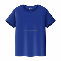 T-shirt pour enfants à col rond respirant de bonne qualité, manches courtes, en maille, logo personnalisé, impression numérique, unisexe, publicitaire, 100% coton