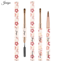 Lot de 3 pinceaux de nail art en gros – Outils de peinture pour gel et design d'ongles, parfaits pour les manucures DIY et les salons