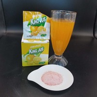 Sinaasappelsmaak Instant Vruchtensap Poeder Frisdrank Watermeloen Primair Ingrediënt Verpakt In Doos